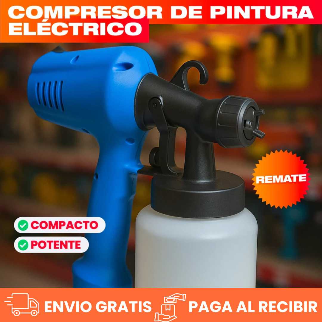 Compresor de Pintura Electrico Multifuncional