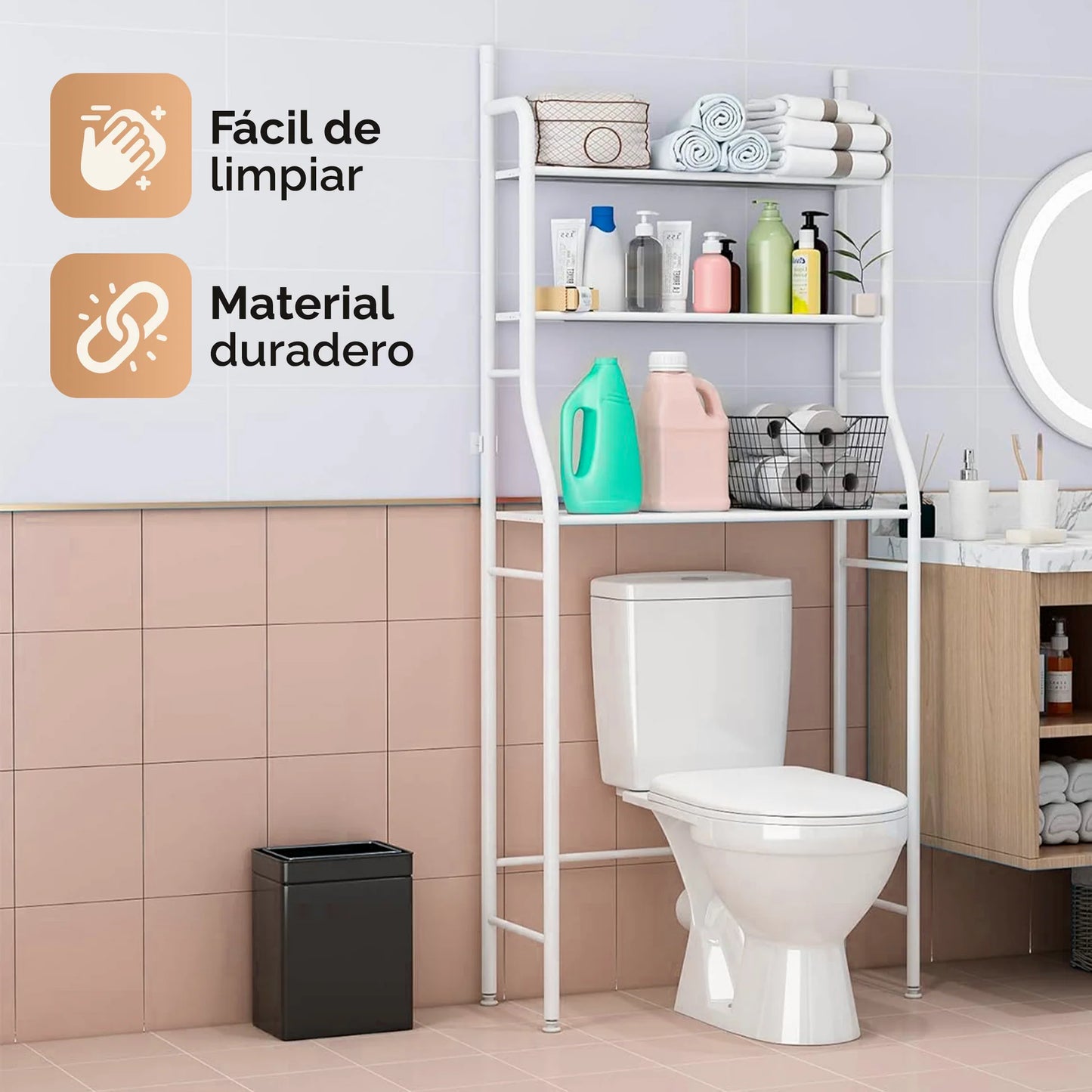 Estante para Baño 3 Niveles