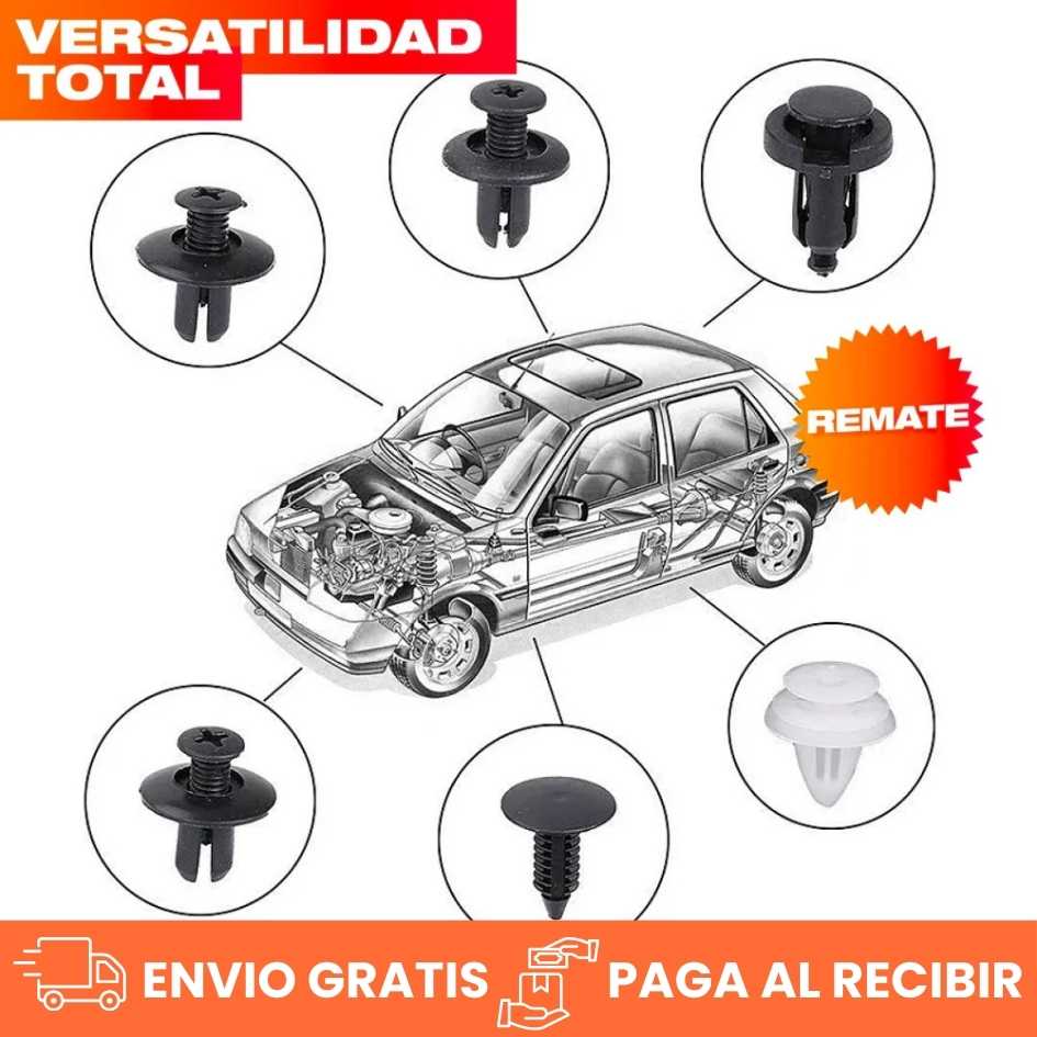 Kit de 100 Clips para Carro