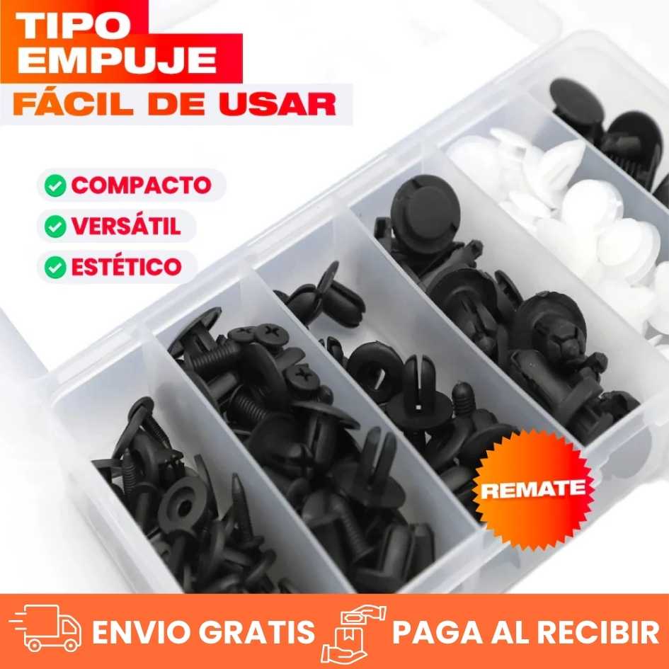 Kit de 100 Clips para Carro