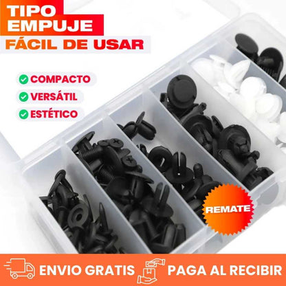 Kit de 100 Clips para Carro