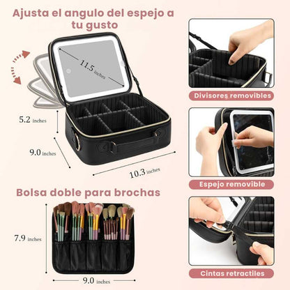 BellaGlow - Cosmetiquera LED