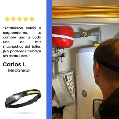 Total Vision: Linterna frontal LED